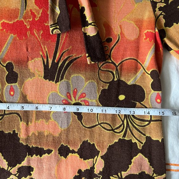 Goldworm Vtg 60s 70s - Psychedelic, Mod & Rare - 100% Virgin Merino Wool - Picture 9 of 14